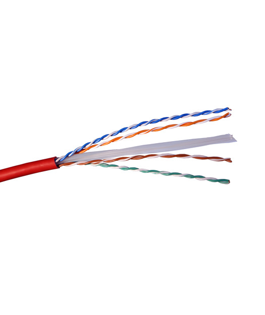 Cat6 U/UTP LSZH Makara 4P 500m Kırmızı