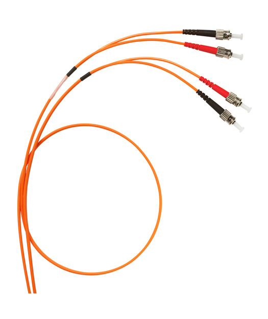 ST/ST Duplex Patch Cord OM2 LSZH 1m