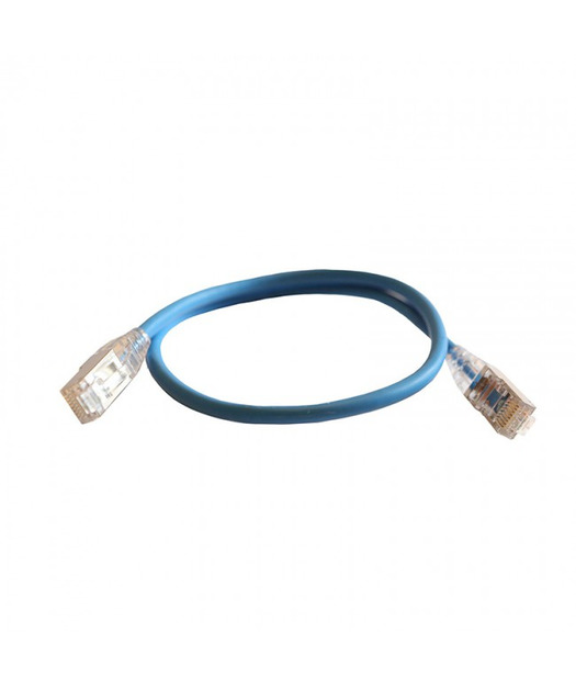Cat6 F/UTP HD Patch Cord LSZH 0,5m Mavi