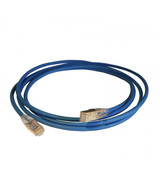 Cat6 F/UTP HD Patch Cord LSZH 2m Mavi