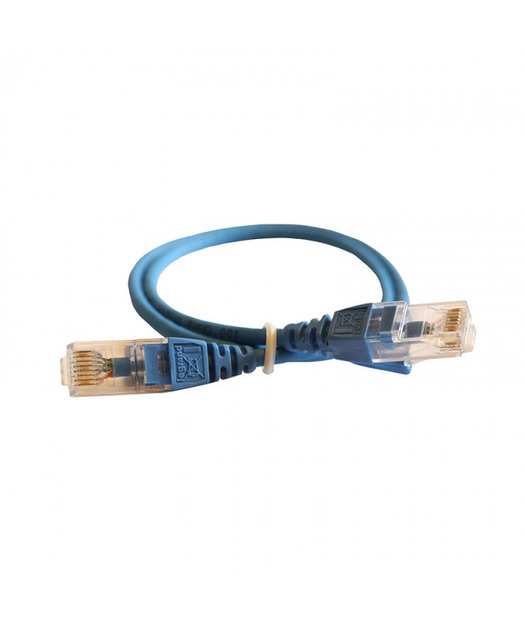 Cat6 U/UTP HD Patch Cord LSZH 0,5m Mavi