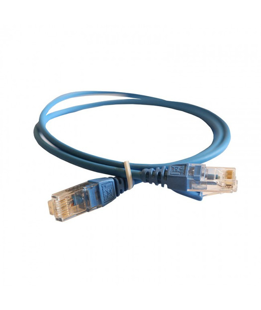 Cat6 U/UTP HD Patch Cord LSZH 1m Mavi