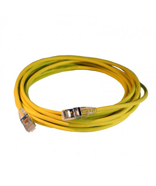 Cat6A S/FTP HD Patch Cord LSZH 5m Sarı