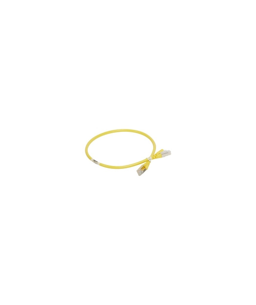 Cat6A S/FTP Patch Cord PVC 0,5m Sarı