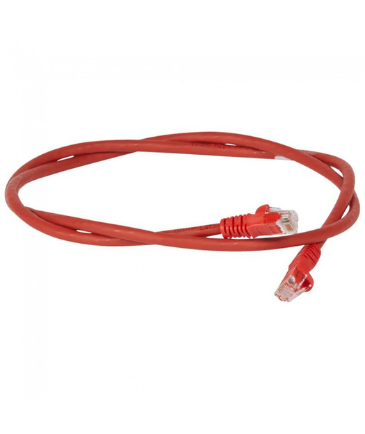 Cat6 U/UTP Patch Cord LSZH 0,5m Kırmızı