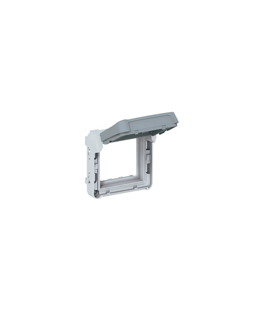 Plexo IP55-IK 07 Korumalı Kapak Gri/Beyaz (2 mod. Armada RJ45 priz ile kullanılabilir)