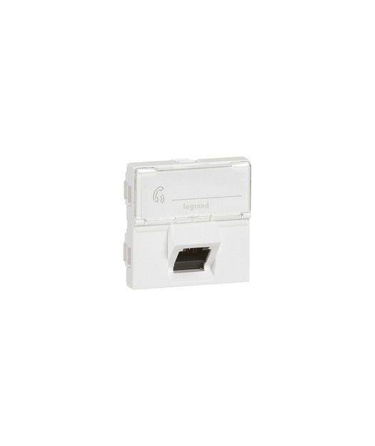 Cat6A RJ45 STP 450 2 Modül Beyaz