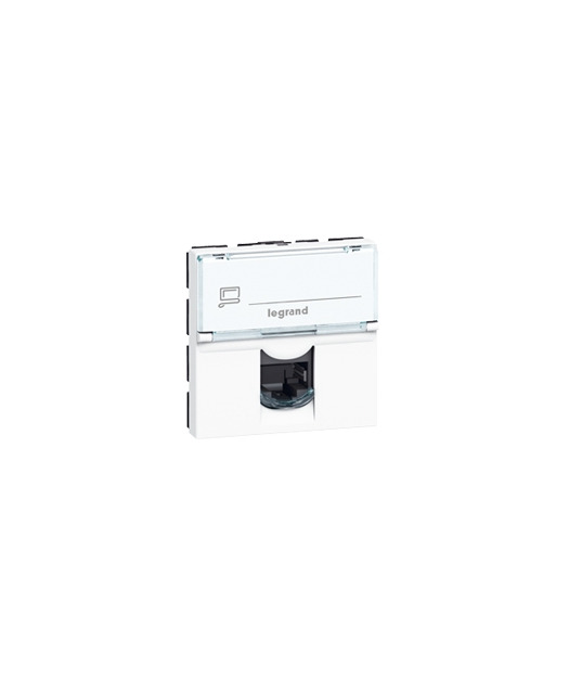 Cat6A RJ45 STP 2 Modül Beyaz