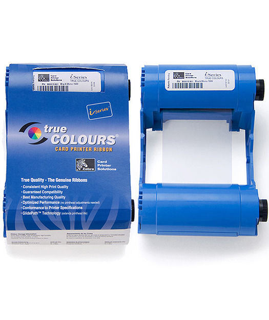 BLACK RIBBON,P110i-p120i SERIES,1000 CARD