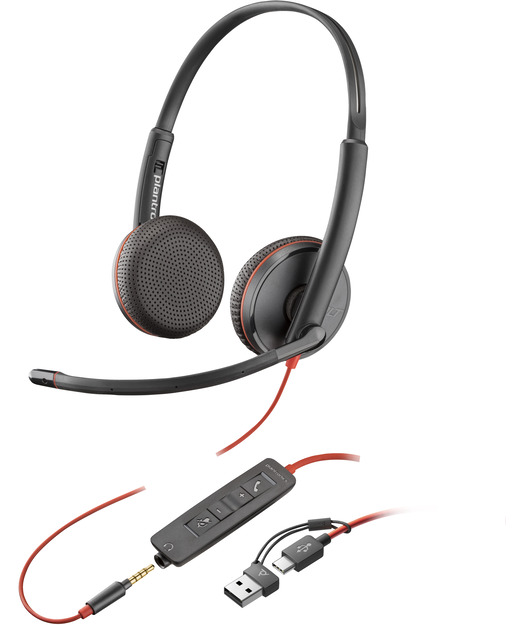 Poly BW 3225 USB-C HS +3.5mmP +USB-C/A