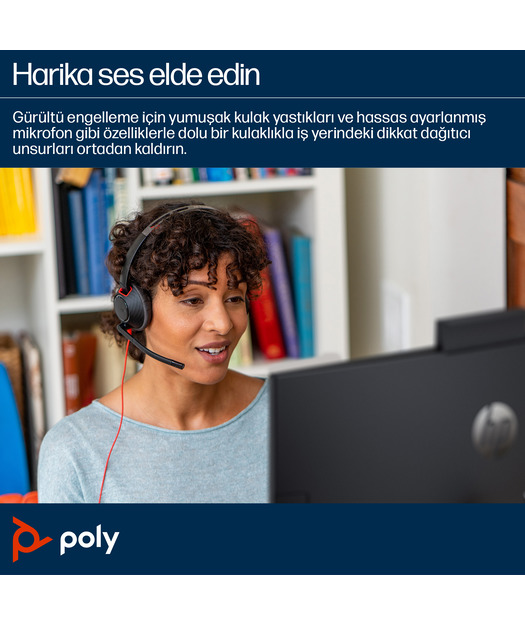 Poly BW 5220 USB-C HS +3.5mmP +USB-C/A