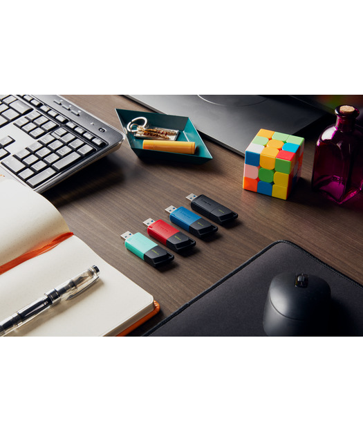 128GB USB 3.2 Gen 1 DataTravelerExodia M (Black + Red)