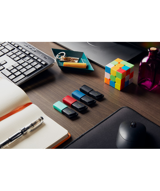 256GB USB 3.2 Gen 1 DataTraveler Exodia M (Black + Teal)