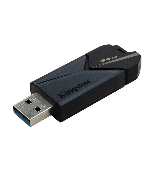 64GB Portable USB 3.2 Gen 1 DataTraveler Exodia Onyx