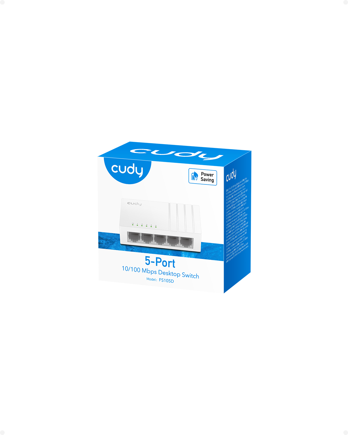 CUDY 5-Port 10/100 Mbps Desktop Switch