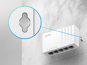 CUDY 5-Port 10/100 Mbps Desktop Switch