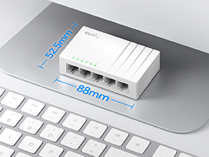 CUDY 5-Port 10/100 Mbps Desktop Switch