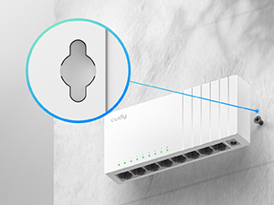 CUDY 8-Port 10/100 Mbps Desktop Switch