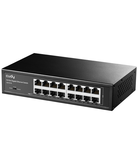 CUDY 16-Port Gigabit Metal Switch