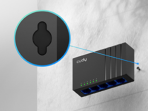 CUDY 5-Port Gigabit Desktop Switch