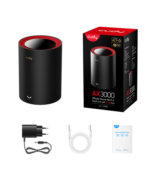 CUDY AX3000 WiFi 6 1 Mesh 2.5G Solution