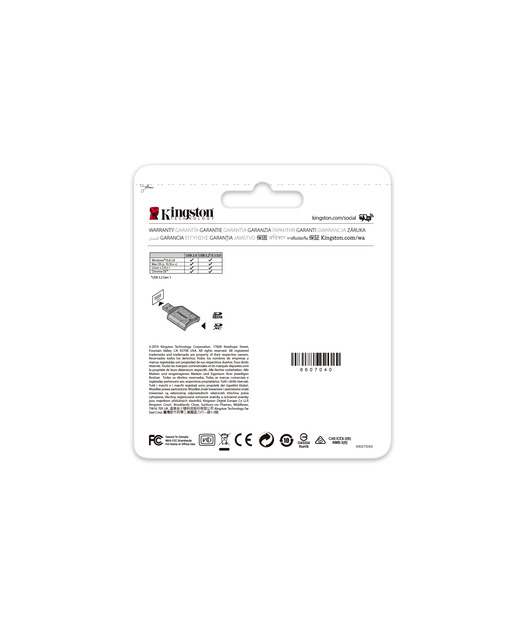 Kingston MobileLite Plus USB 3.1 SDHC/SDXC UHS-II Card Reader