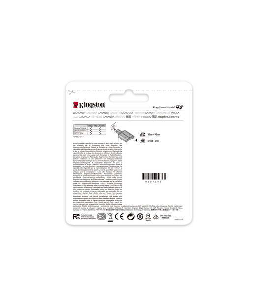 Kingston MobileLite Plus USB 3.1 SDHC/SDXC UHS-II Card Reader