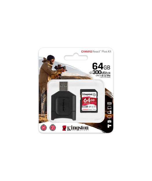 Kingston MobileLite Plus USB 3.1 SDHC/SDXC UHS-II Card Reader