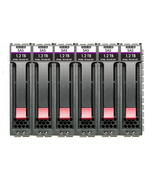 HPE MSA 7.2TB SAS 10K SFF 6pk HDD Bdl