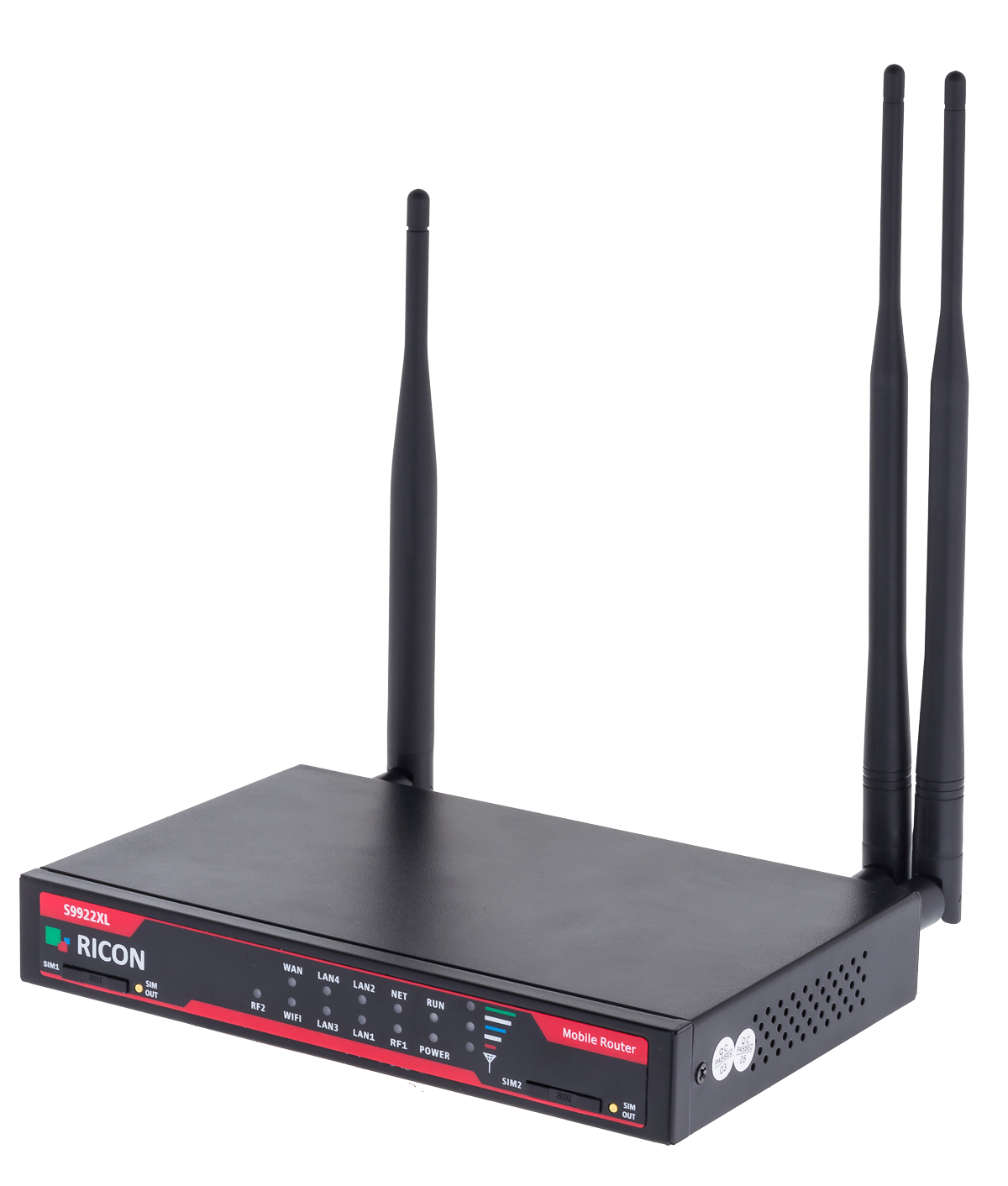 4.5G Mobile Router  4xLAN, 1xWAN, 2xSIM IPSec VPN, Dual GSM SIM (Active/Passive Backup)  2.4GHz Wifi 802.11b/g/n, 5651 ClientAccess Logs