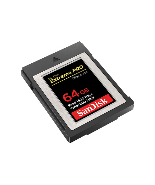 SanDisk Extreme PRO CFexpress Card Type B, 64GB, 1500MB/s Read, 800MB/s Write