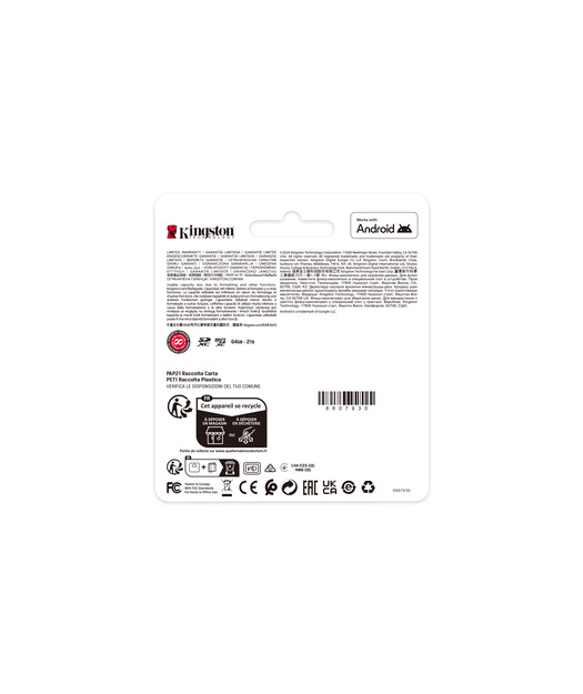 128GB microSDXC Canvas Select Plus Gen3 150MB/s A1 Card + Adapter