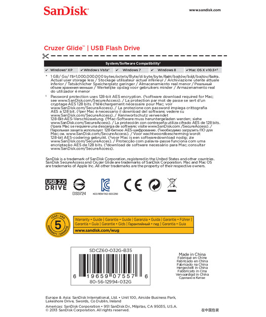 SanDisk Cruzer Glide 32GB