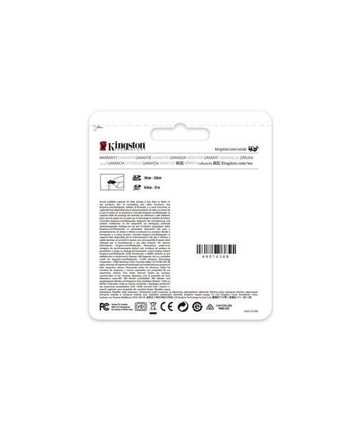 Kingston 512GB SDXC Canvas Go Plus 170R C10 UHS-I U3 V30