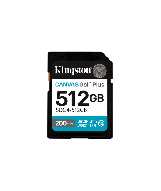 Kingston 512GB Canvas Go Plus SD Gen4