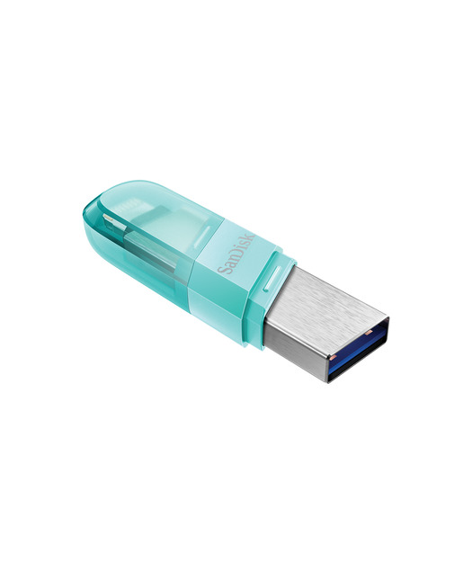 SanDisk iXpand Flash Drive Flip 128GB, Mint color