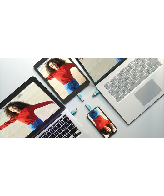 SanDisk iXpand Flash Drive Flip 128GB, Mint color