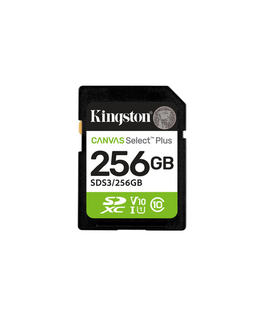 256GB SDXC Canvas Select Plus Gen3 150MB/s C10 UHS-I U1 V10