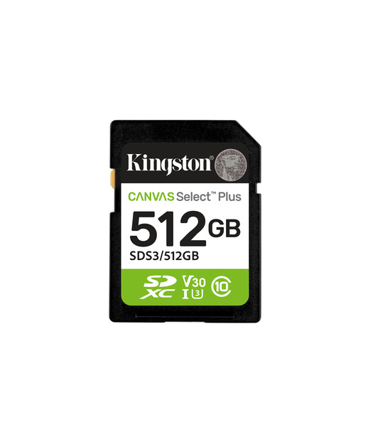 512GB SDXC Canvas Select Plus Gen3 150MB/s C10 UHS-I U3 V30