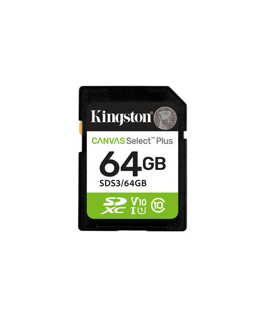 64GB SDXC Canvas Select Plus Gen3 100MB/s C10 UHS-I U1 V10