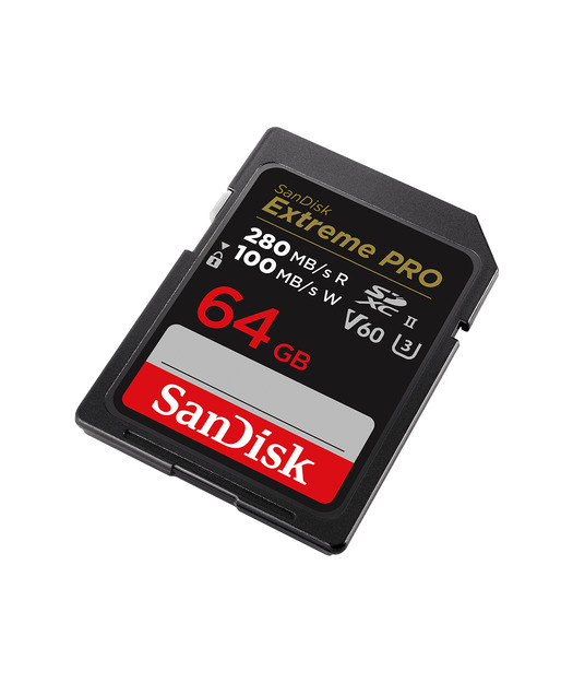 SanDisk Extreme PRO 64GB SDcards,280/100