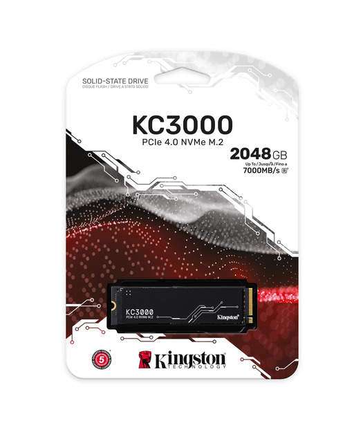 Kingston 2048G KC3000D M.2 2280 NVMe SSD