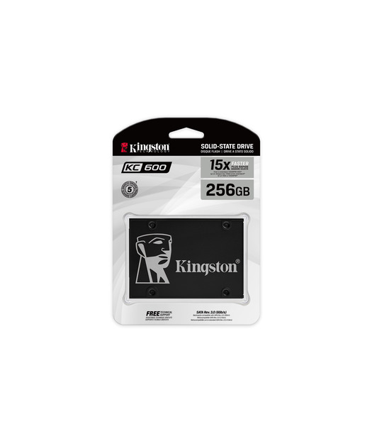 Kingston 256GB SSD KC600 SATA3 2.5"