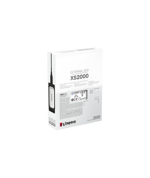 USB Type-C 3.2 Gen 2x2 Portable Drive, 4TB, 2000mb/s