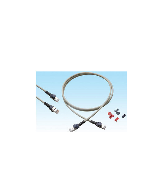 Cat6A S/FTP Patch Cord LSOH 2m Gri