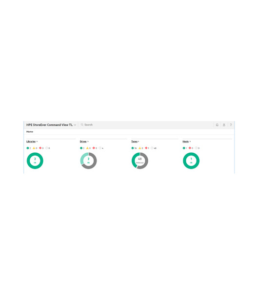 HPE MSL6480 Data Ver for 100 Cart E-LTU