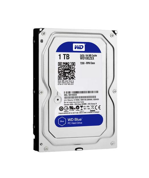 WD Caviar Blue 3.5'' SATA 3 1TB 7200rpm 64MB