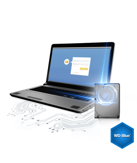 WD Caviar Blue 3.5'' SATA 3 1TB 7200rpm 64MB