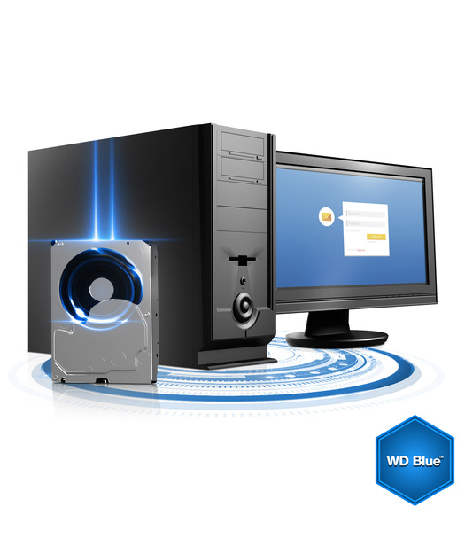 WD Caviar Blue 3.5'' SATA 3 1TB 7200rpm 64MB