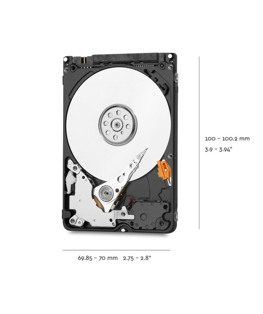 WD Blue 2TB 2.5' 128mb